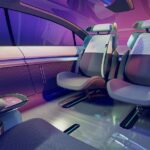 belső tér önvezető autóban