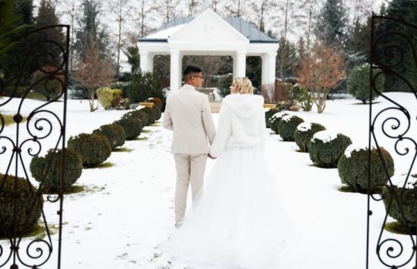 téli esküvő