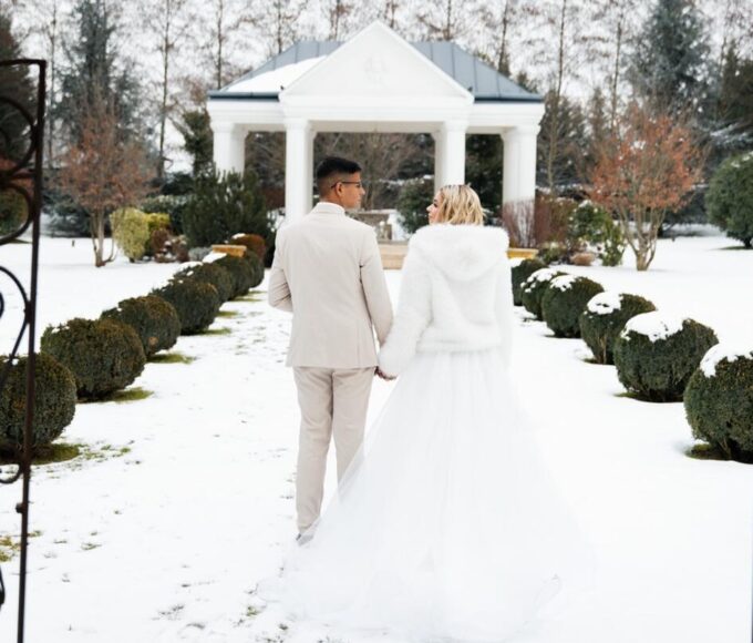 téli esküvő