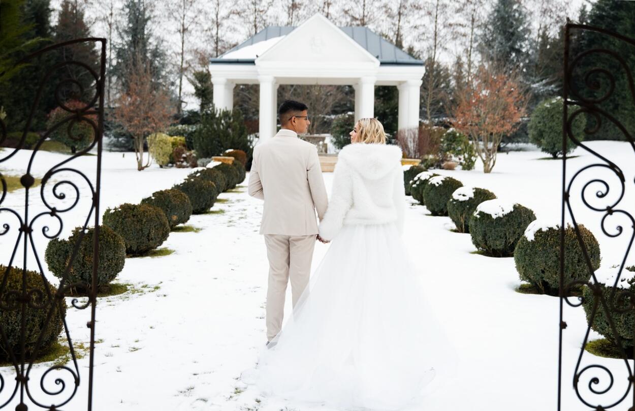 téli esküvő
